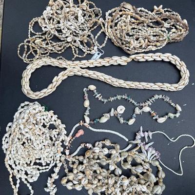 Estate Collection of Vintage Shell Necklaces – Coastal & Bohemian Style Lot