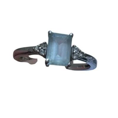 Sterling Silver Gemstone Ring & .925 Pendant (2 Pieces)