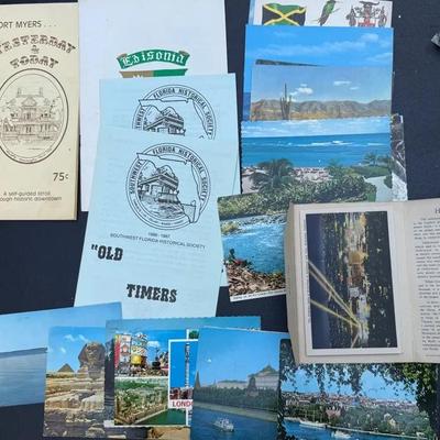 Vintage Travel Ephemera & Postcard Collection