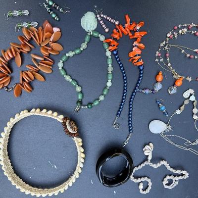 Eclectic Artisan & Costume Jewelry Lot – 12 Pieces