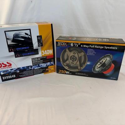 Car Stero And Speakers (new)