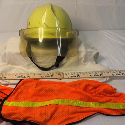 Fire Helmet And Vest