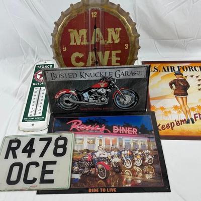 Miscellaneous Tin And Metal Signs