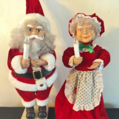 Vintage Telco Motionettes of Christmas 24” Tall Animated Figurines