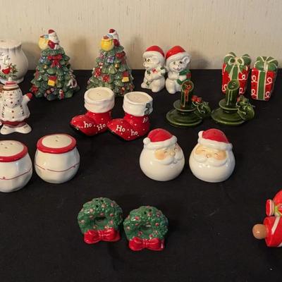Unique Collection of Christmas Salt and Pepper Shakers