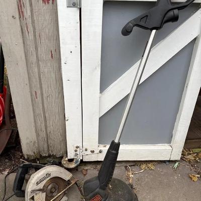 Craftsman Sawmill 7-1/4”Circular Saw & Black & Decker Electric Trimmer