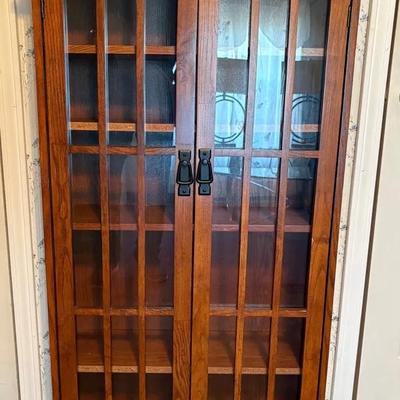 Mission Style Oak Bookcase