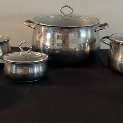 Mega Ware Stainless Steel Pot/Pan Set 11 Piece