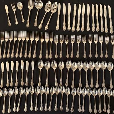 87-Peice VTG Oneida Community Silver Plate Flatware