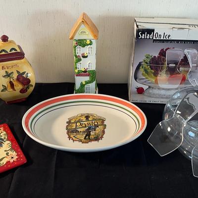 Italian Dinner Themed Kitchen Items