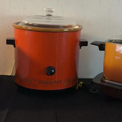 Original Crockpot, Vintage Montgomery Ward West Bend Shore Cooker, HB Vintage Rice Cooker