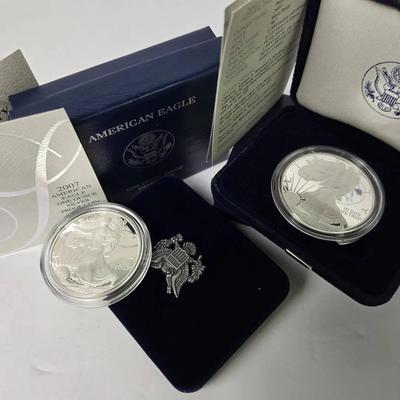 2007 W American Eagle 99.9% Silver Proof Coins