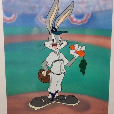 Ken Griffey Jr Autographed Bugs Bunny Limited Edition Lithoserigraph - Seattle Mariners