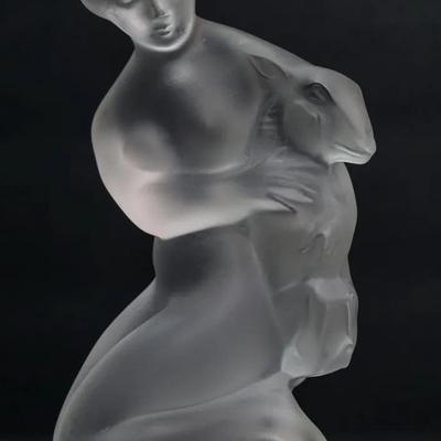 Lalique Crystal “Diana The Huntress” Figurine 