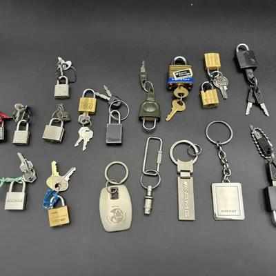 High End Key Chains and Lot of Locks