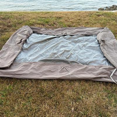 Ravenna Water Resistant Large 108" Rectangular/Oval Patio Table/Chair Cover