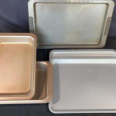 Professional Baking pans; including Williams and Sonoma and Analon