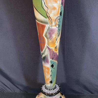 Fine Art Decorative Vase & Custom Base