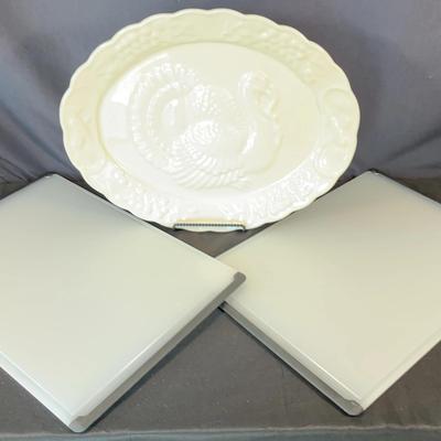 Turkey Platter, (2) cutting boards
