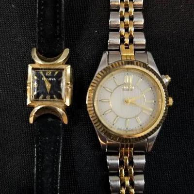 14K Gold Bulova Watch & Citizen Two-Tone Watch