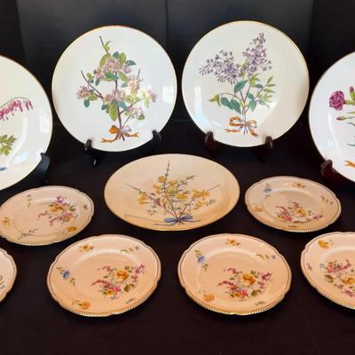 Theodore B. Starr Minton Plates & Ascona Castleton China – Floral Collection
