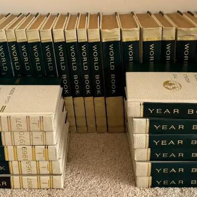 World Book Encyclopedia Collection with Year Books & Science Annual