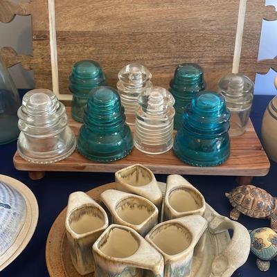 Earthy Pottery And Wood Decor 