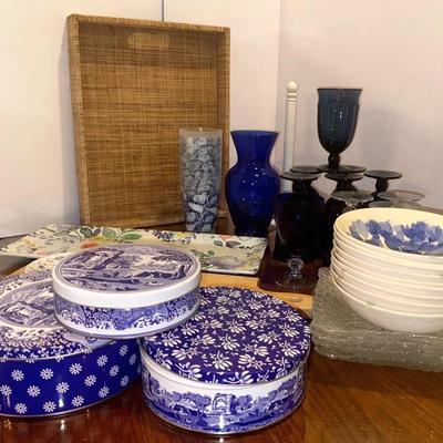Blue And White For Entertaining 