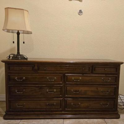 Ethan Allen Dresser & Lamp