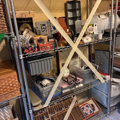 Adjustable Wire Storage Rack #2 CONTENTS NOT INCLUDED