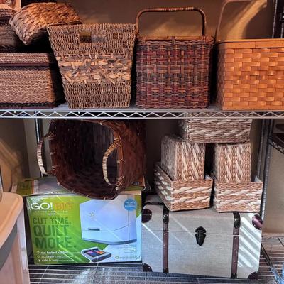 Decorative Storage Baskets & Electric Fabric Cutter
