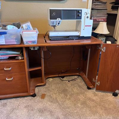 Bernina 830 Sewing Machine & Koala Sewing Cabinet