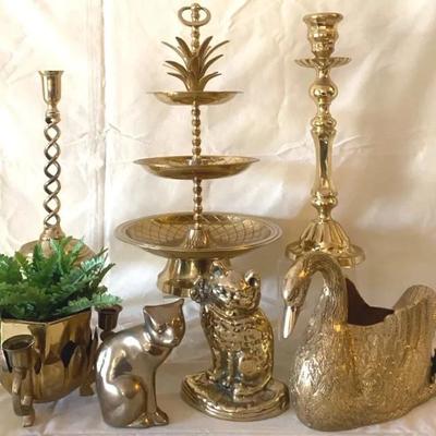 Vintage Brass Decor
