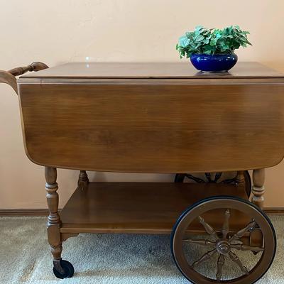 Ethan Allen Push Cart 