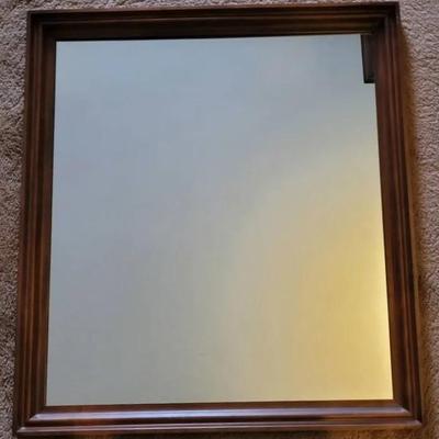 Wood Frame Mirror 