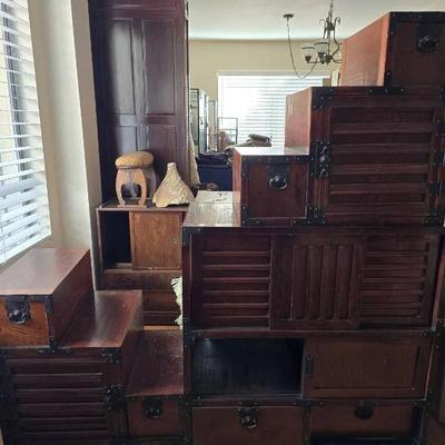 Ko288 japanese double sided step tanzu chest
