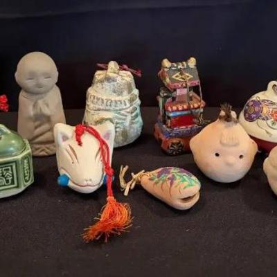 Ko172 assorted vintage japanese bells