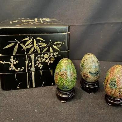 Ko207 cloisonn eggs #1