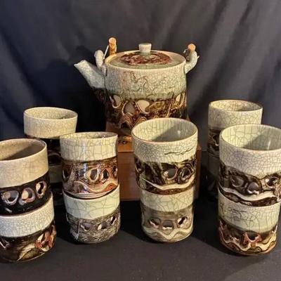 Ko175 otagiri soma ware teapot cups