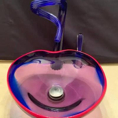 Ko222v art glass sink