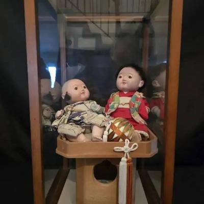 Ko211 vintage japanese ichimatsu dolls