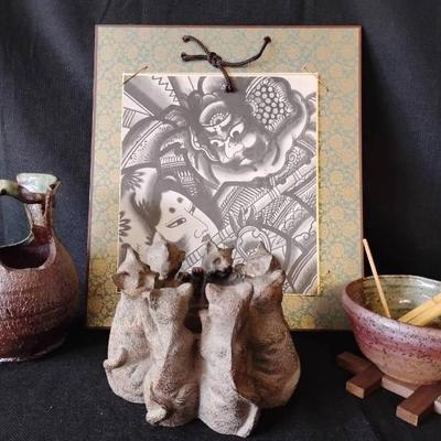 Ko148 vintage ceramic decor more