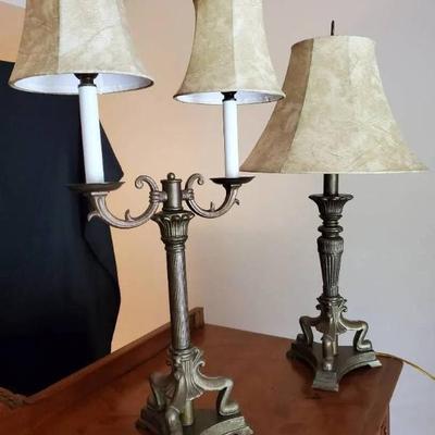Ko131 brass candlestick lamps