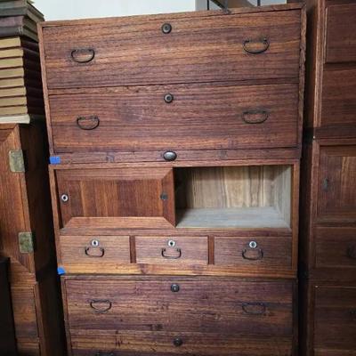 Ko281 japanese tansu chest lot 2