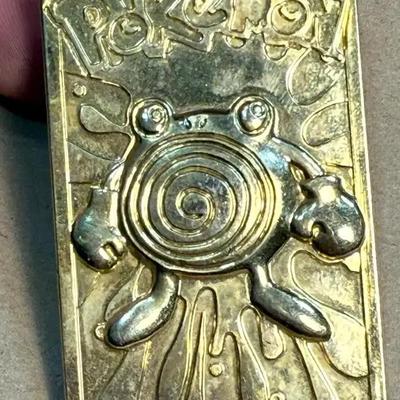 1999 poke mon card featuring poliwhirl