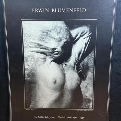 1978 witkin gallery poster wet veil, paris" by erwin blumenfeld
