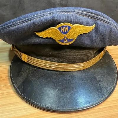 Circa 1950s northwest airlines pilots cap badge