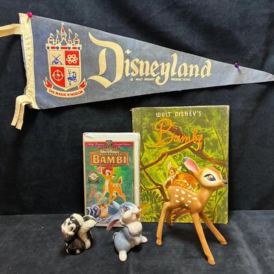 1941 bambi children s book and porcelain figurines