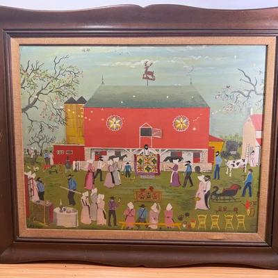 David ellinger signed amish auction"