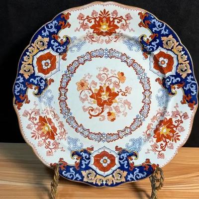 Ashworth ironstone chinoiserie plate